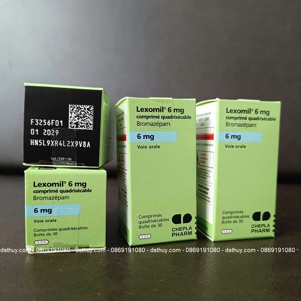 Thuốc Lexomil 6mg (Bromazepam)