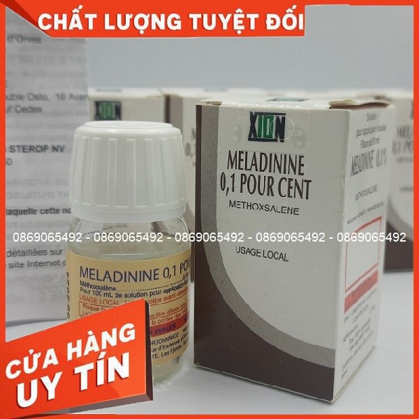Thuốc bôi Meladinine 0.1% chữa bệnh Bạch biến da