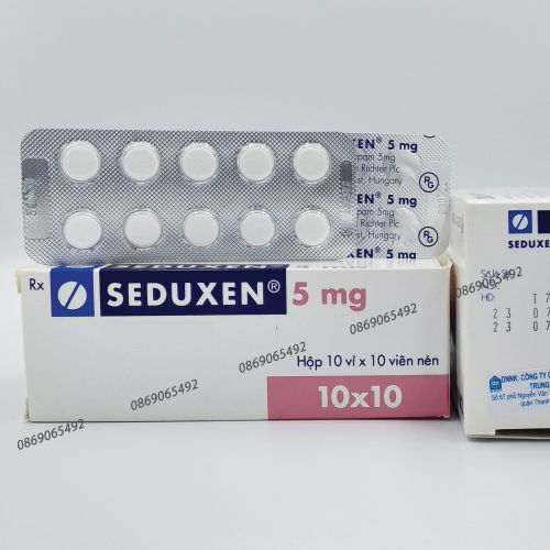 Seduxen 5mg - Hướng dẫn sử dụng và liều dùng